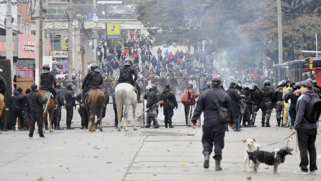 La represión en Jujuy remitió por instantes a las de diciembre del