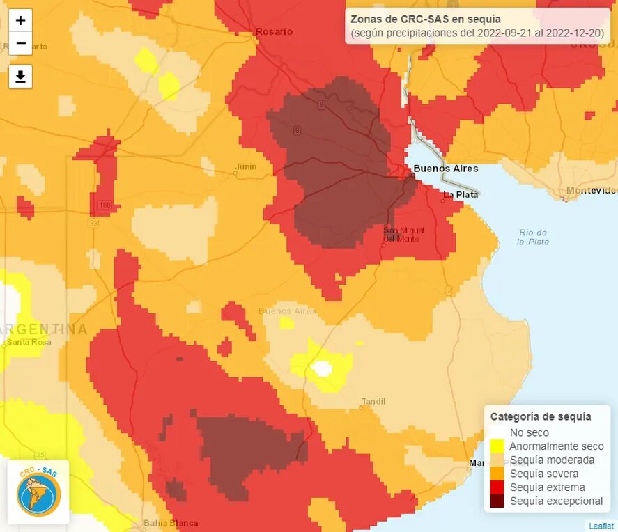 Cómo Es El Mapa De La Sequía En La Provincia De Buenos Aires 4435