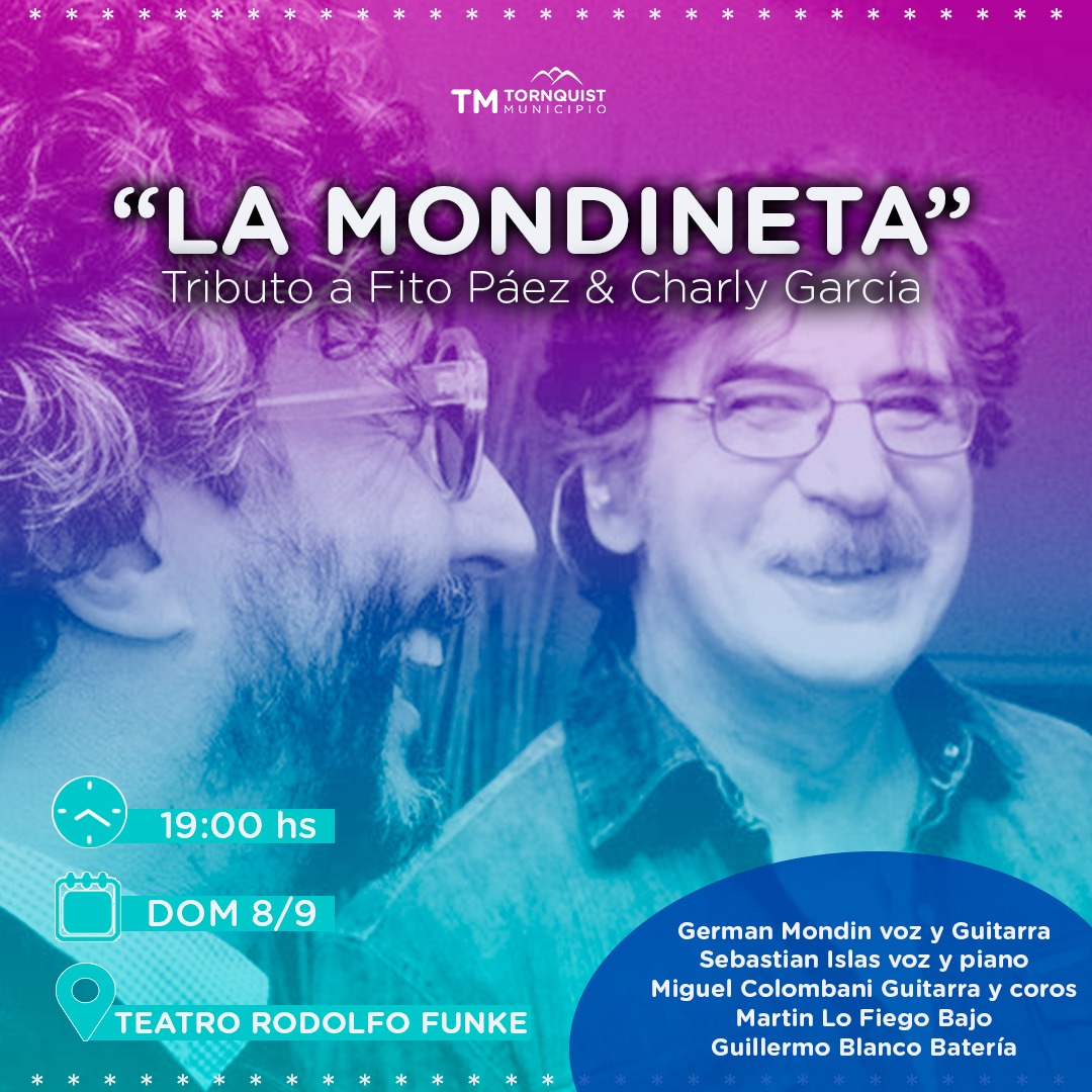 El tributo a Fito Páez y Charly García en el Teatro Rodolfo Funke será ...